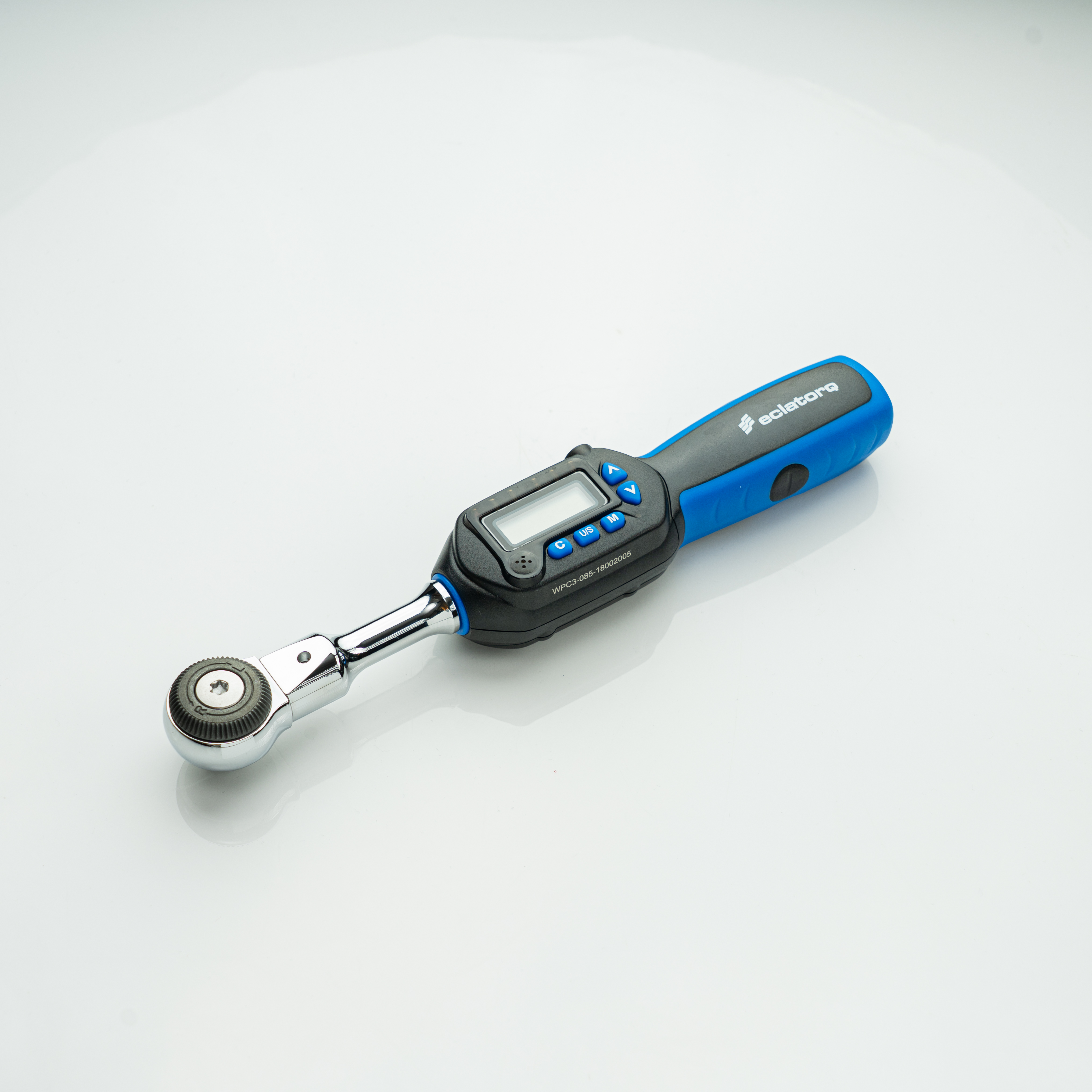 Interchangeable Head Short Handle Digital Torque Wrench 3/8" 4.2-85 NM, WPC3-085BR