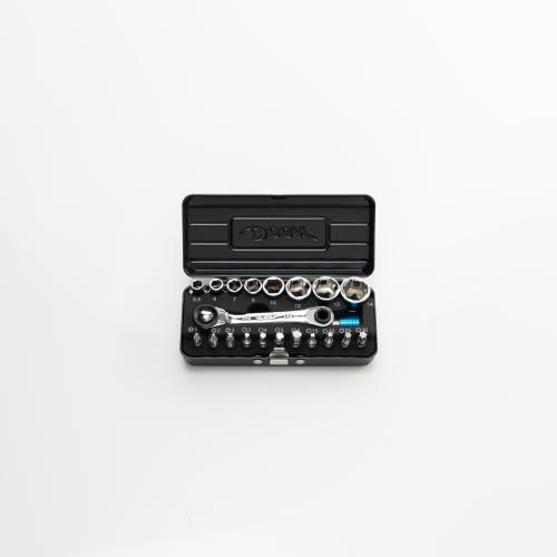 Deen  1/4" 12 Point ratchet tool set, DNCRBS21W