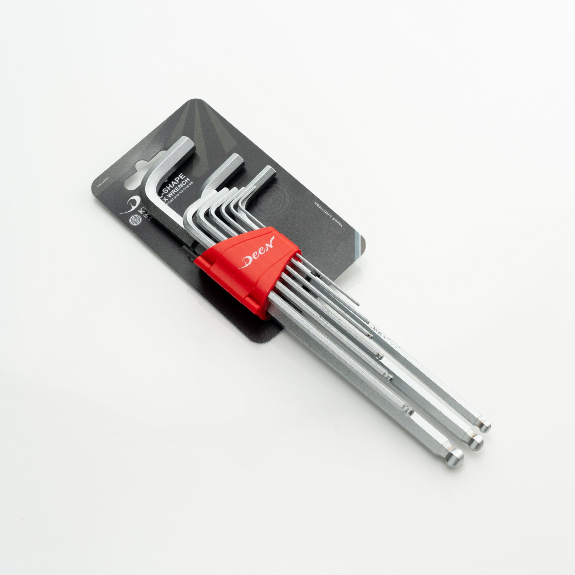 Deen 9 PCS Inch hex wrench set DNHXV8009-I